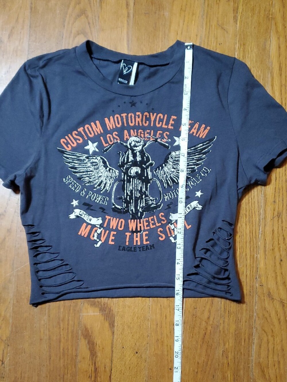 Custom Motorcycle Team Graphic Cropped And Distressed - Picture 7 of 9